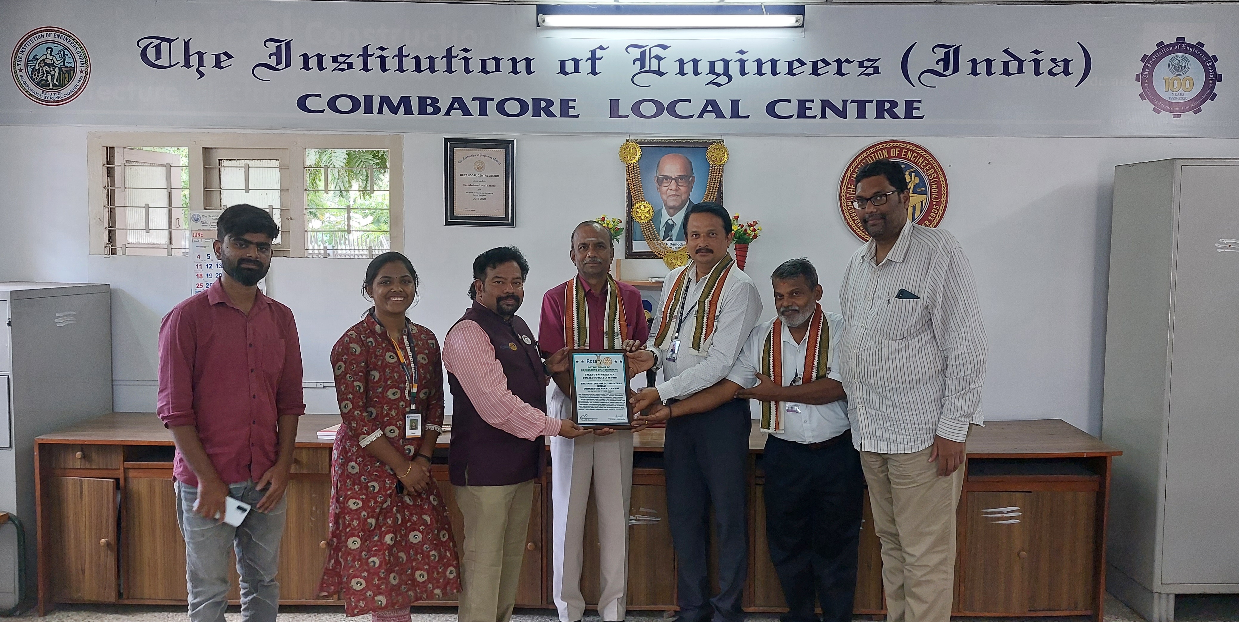 Changemaker of Coimbatore award